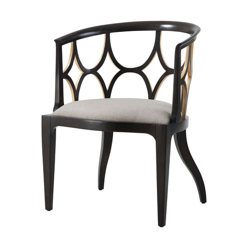 Theodore Alexander Ebonised Connaught Accent Chair