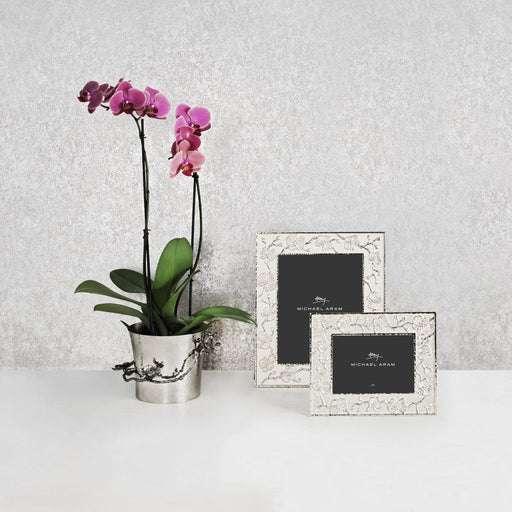 Michael Aram White Orchid Sculpted Frame