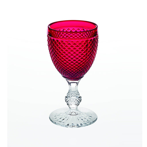 Vista Alegre Bicos Bicolor Goblet with Red Top