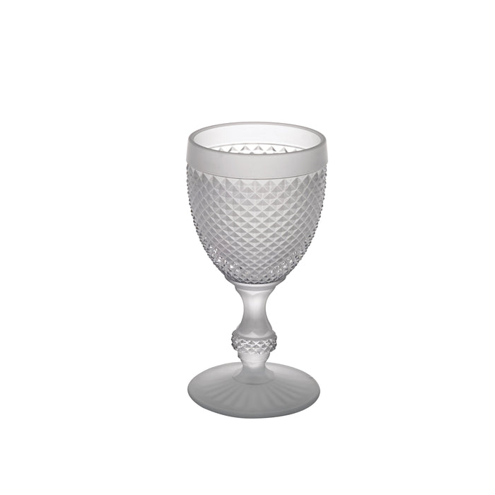 Vista Alegre Bicos Frosted Goblet - Set of 4