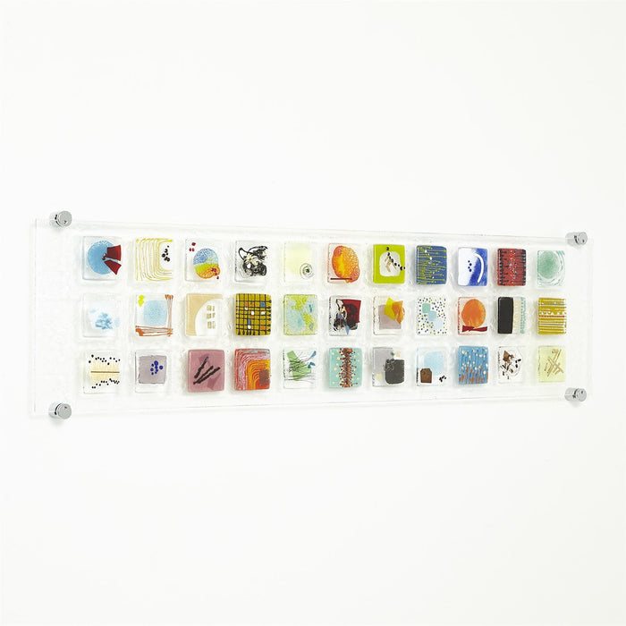 Global Views Art Glass Wall Panel