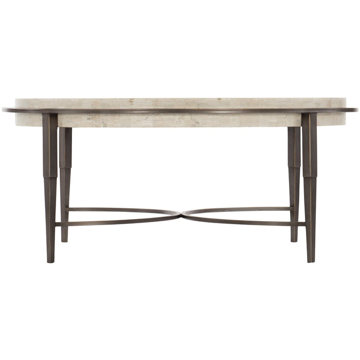 Bernhardt Barclay Metal Round Cocktail Table