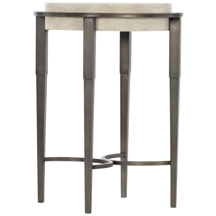 Bernhardt Barclay Metal Round Drink Table