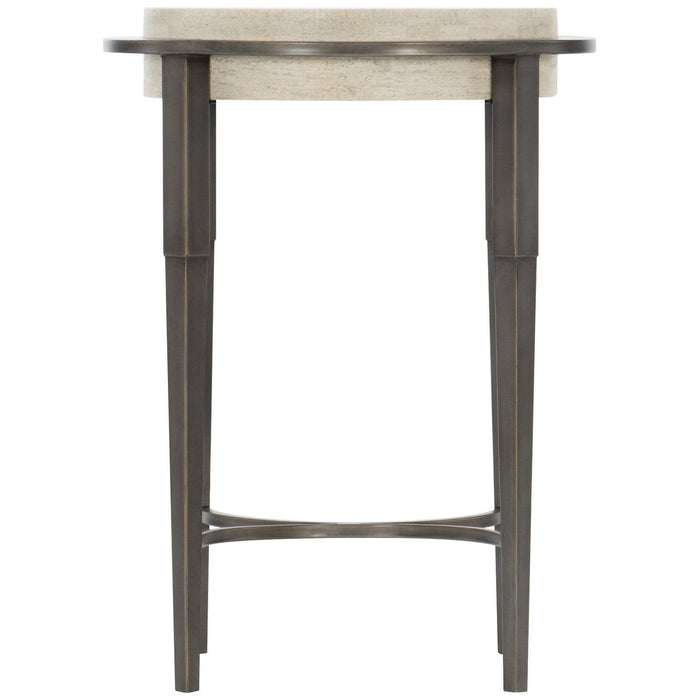 Bernhardt Barclay Metal Round Drink Table