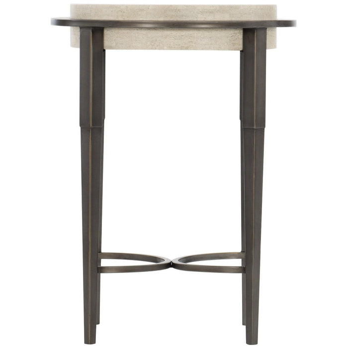 Bernhardt Barclay Metal Round Drink Table