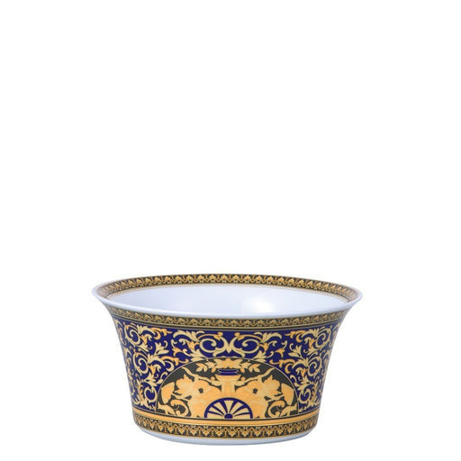 Versace Medusa Blue Vegetable Bowl Open - 7.75 inch