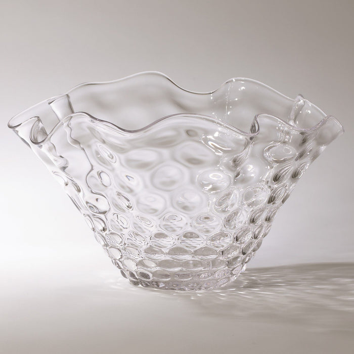 Global Views Honeycomb Optic Wavy Bowl