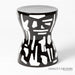 Global Views Abstract Stool by Ashley Childers