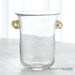 Global Views Champagne Ice Bucket with Gold Knot Handles by Ashley Childers