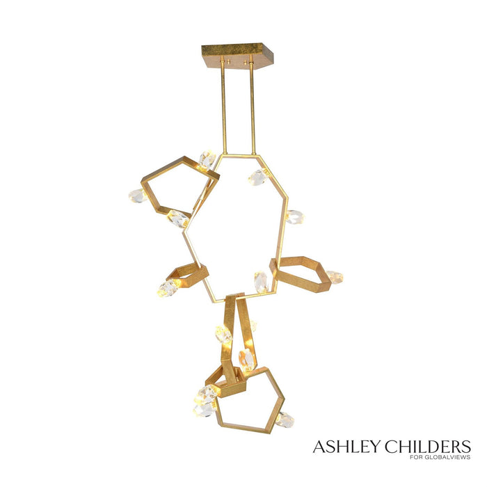 Global Views Ashton Chandelier by Ashley Childers