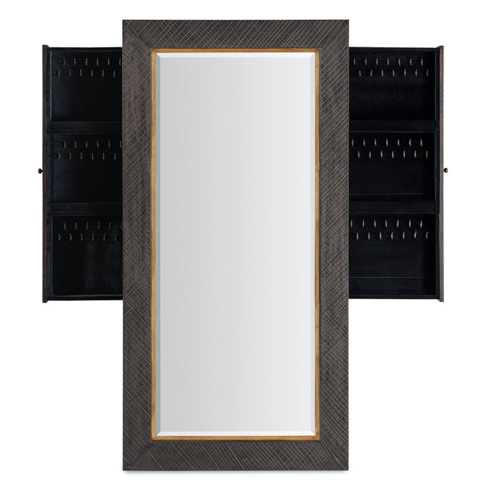 Hooker Furniture Big Sky Floor Mirror with Jewelry Storage