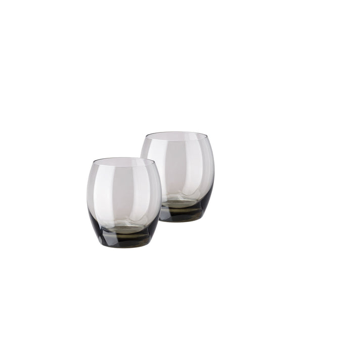 Versace Medusa Lumiere 2/Short Stem Whiskey DOF Set of Two - Haze