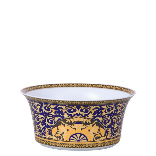 Versace Medusa Blue Vegetable Bowl Open - 9.75 inch