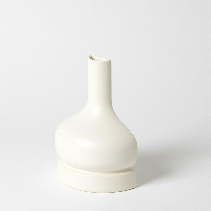 Global Views Flat Back Vase and Compote