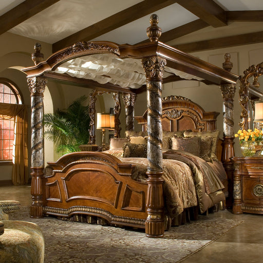 Michael Amini Villa Valencia Canopy Bed