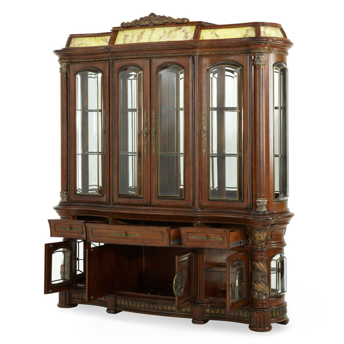 Michael Amini Villa Valencia China Buffet Display Cabinet