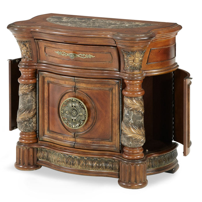 Michael Amini Villa Valencia Bedside Chest Nightstand