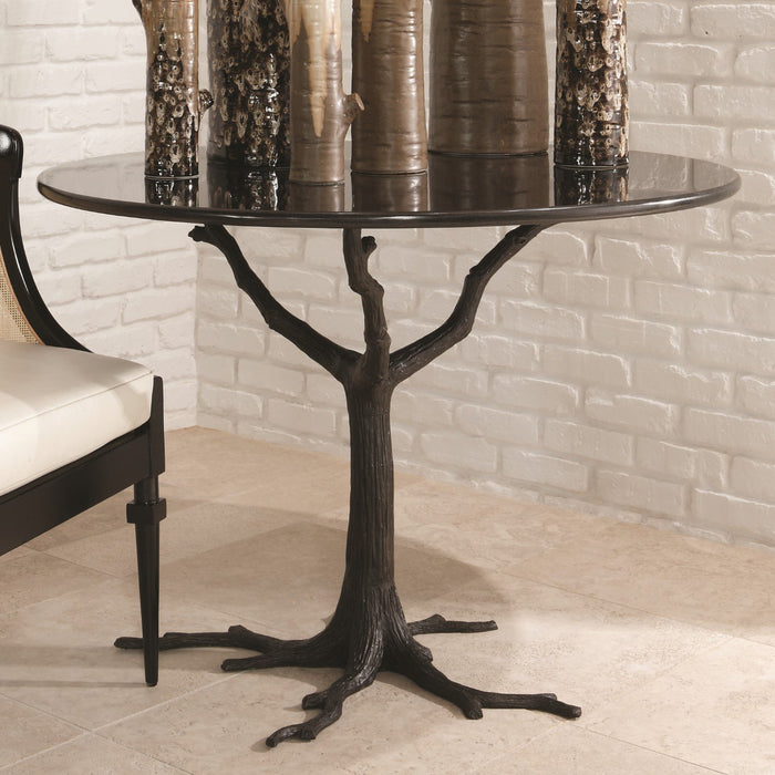 Global Views Faux Bois Dining Table