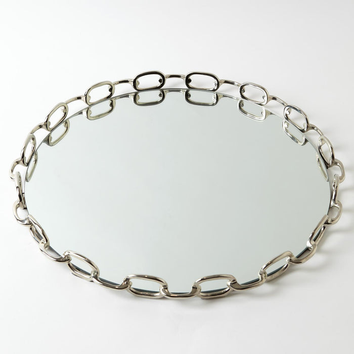 Global Views Linked Mirrored Tray