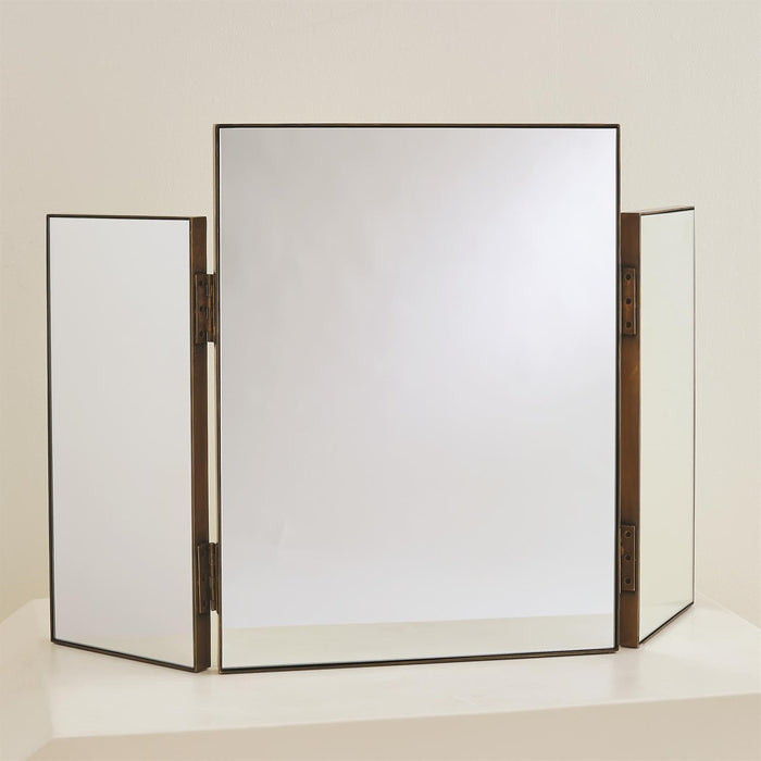 Global Views Tri Fold Vanity Mirror