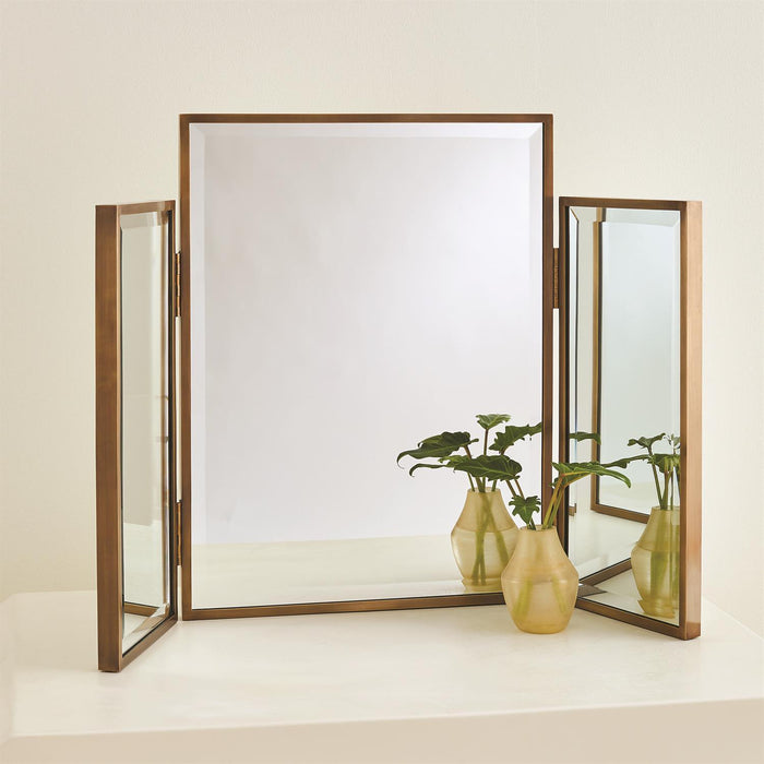 Global Views Tri Fold Vanity Mirror