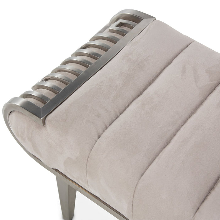 Michael Amini Roxbury Park Channel Tufted Bench