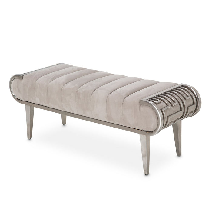 Michael Amini Roxbury Park Channel Tufted Bench