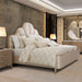 Michael Amini Malibu Crest Scalloped Panel Bed