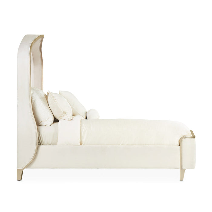 Michael Amini Malibu Crest Curved Panel Bed