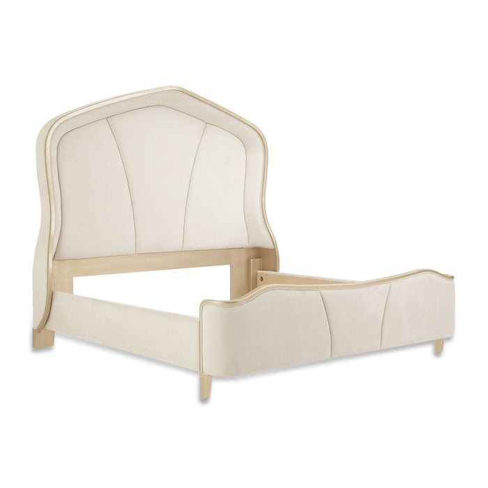 Michael Amini Malibu Crest Curved Panel Bed