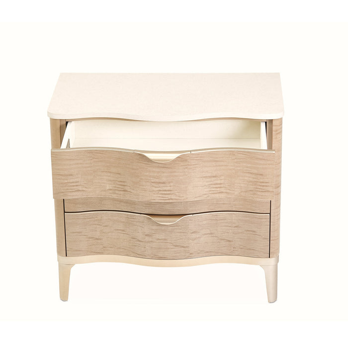 Michael Amini Malibu Crest 3 Drawer Nightstand