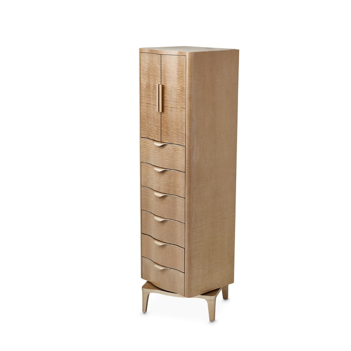 Michael Amini Malibu Crest Swivel Lingerie Chest Armoire