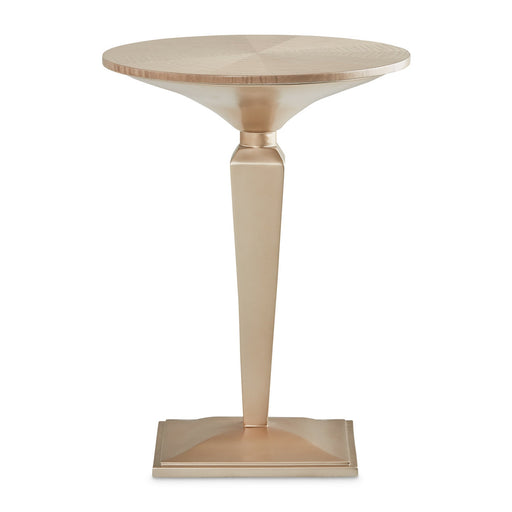 Michael Amini Malibu Crest Round Pedestal Tea Table