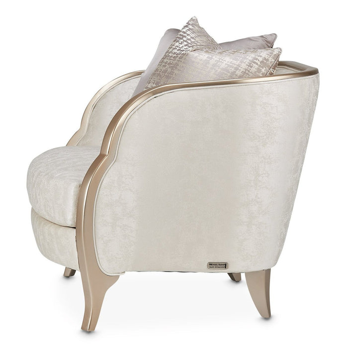 Michael Amini Malibu Crest & Half Accent Chair