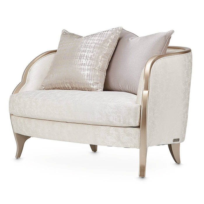 Michael Amini Malibu Crest & Half Accent Chair