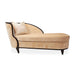 Michael Amini Malibu Crest Crotch Mahogany Chaise