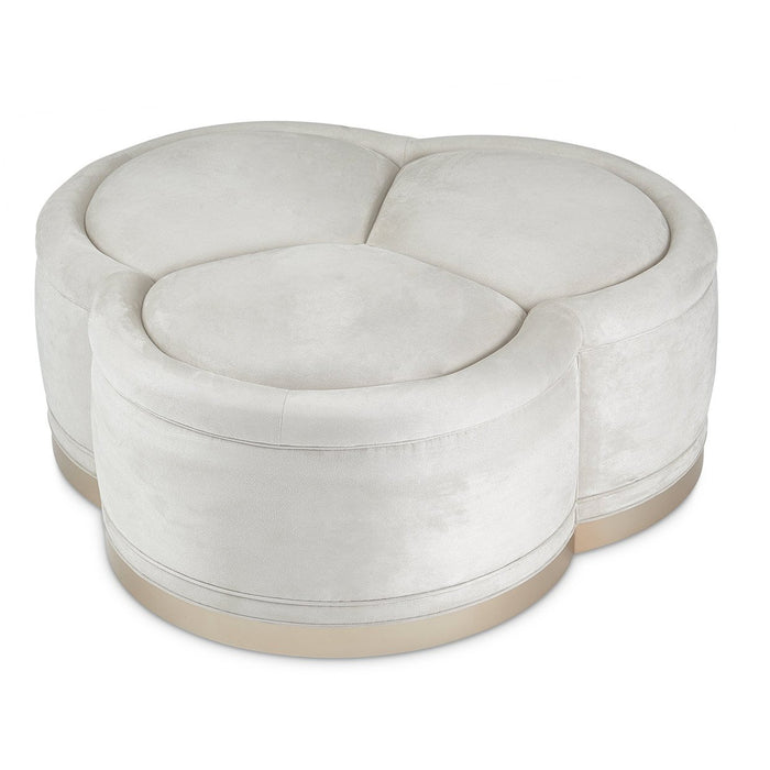 Michael Amini Malibu Crest Cocktail Ottoman