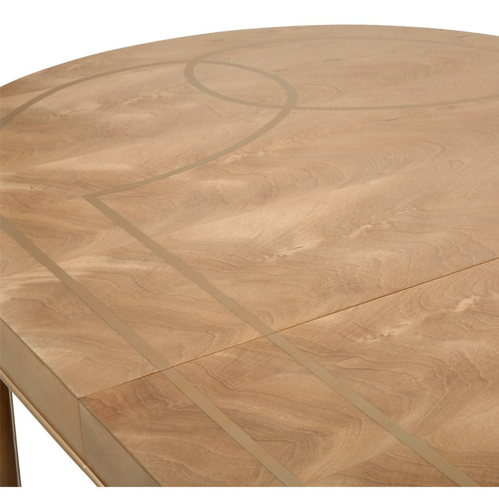 Michael Amini Villa Cherie Caramel Oval Dining Table