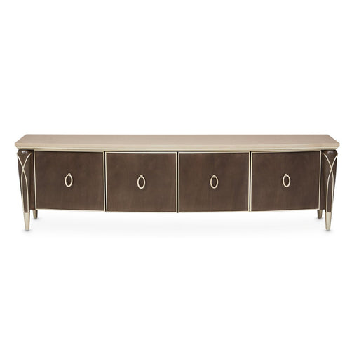 Michael Amini Villa Cherie Hazelnut Media Cabinet