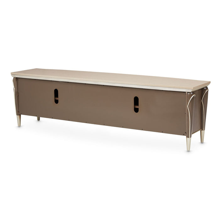 Michael Amini Villa Cherie Hazelnut Media Cabinet