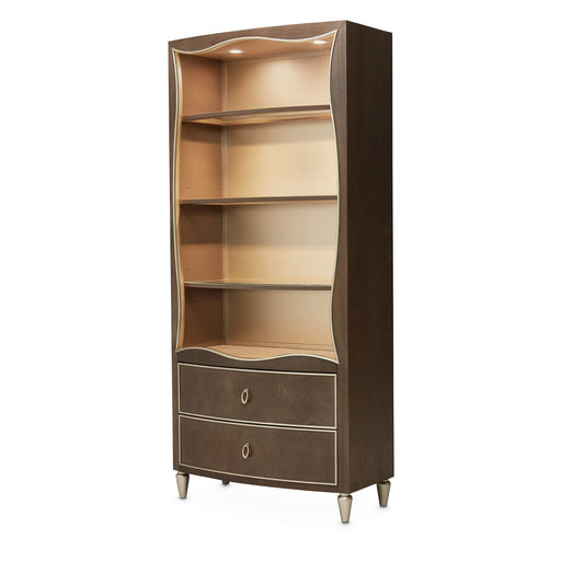 Michael Amini Villa Cherie Hazelnut Bookcase