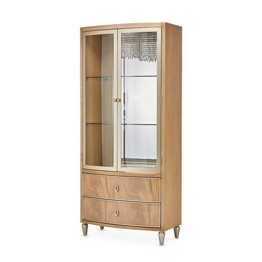 Michael Amini Villa Cherie Caramel Display Cabinet