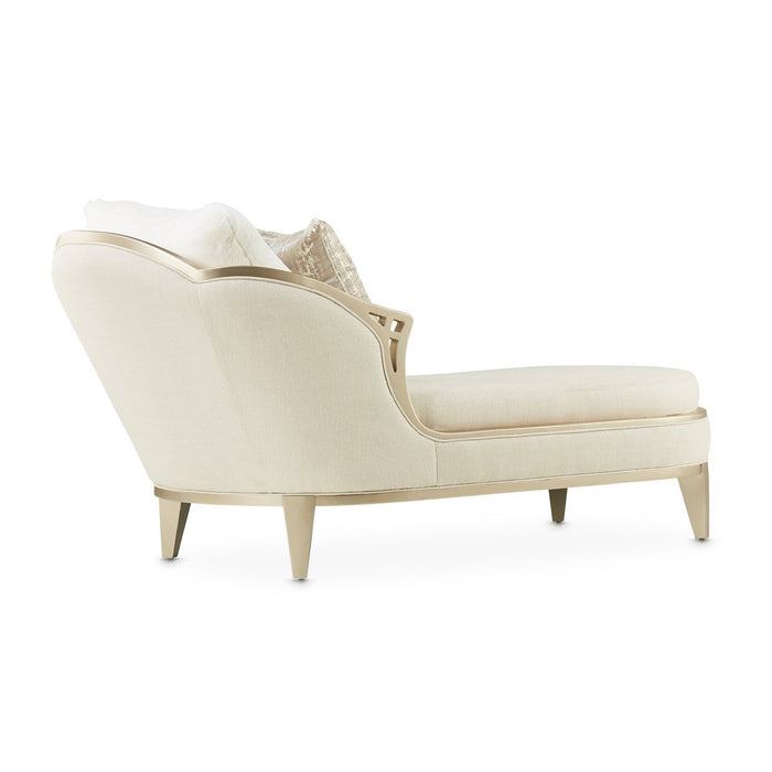 Michael Amini Villa Cherie Caramel Chaise