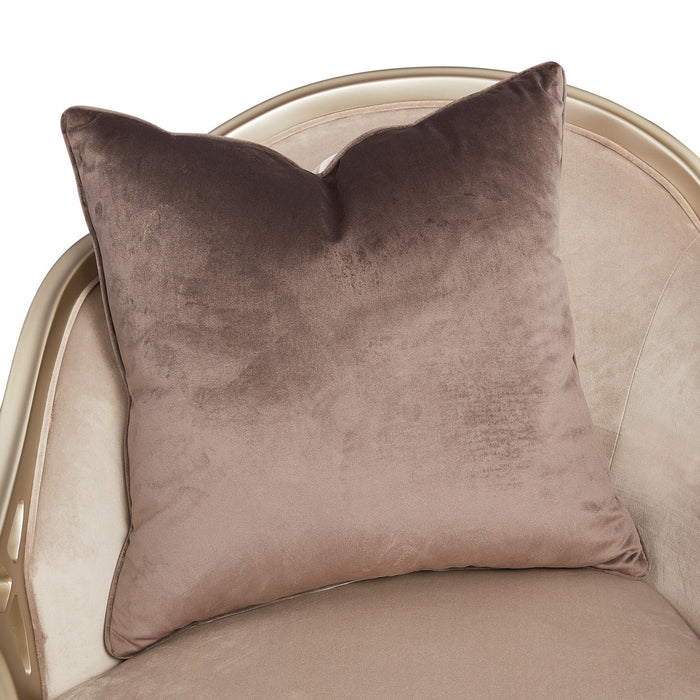 Michael Amini Villa Cherie Hazelnut Chaise