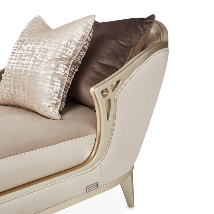 Michael Amini Villa Cherie Hazelnut Chaise