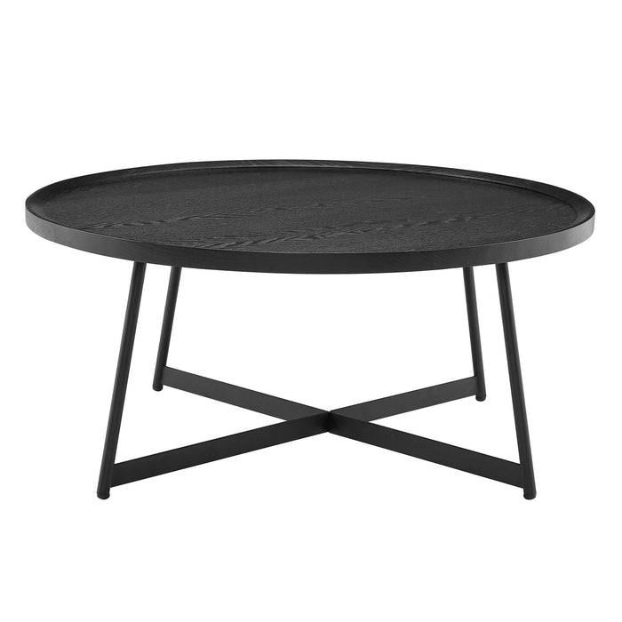 Euro Style Niklaus 35" Round Coffee Table