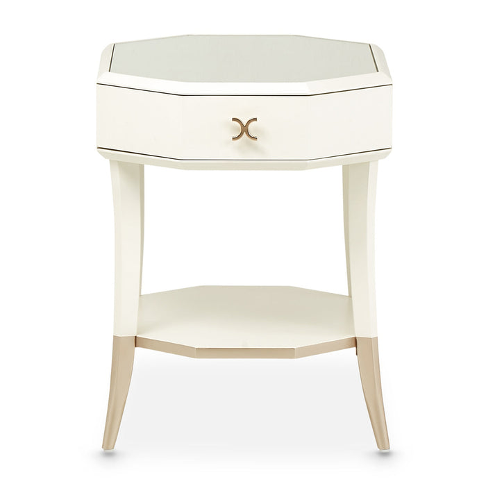 Michael Amini La Rachelle Octagonal End Table