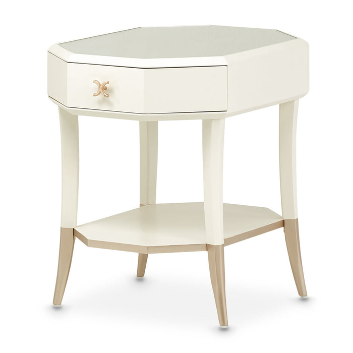 Michael Amini La Rachelle Octagonal End Table