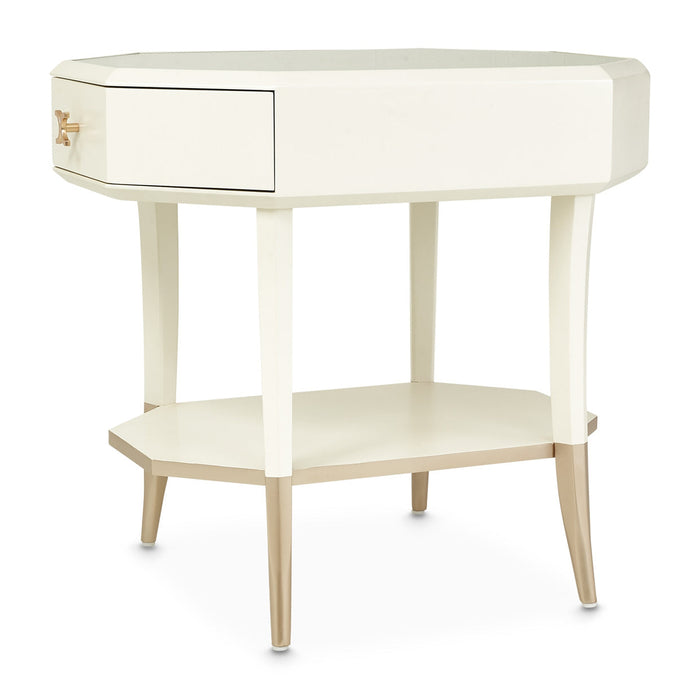 Michael Amini La Rachelle Octagonal End Table