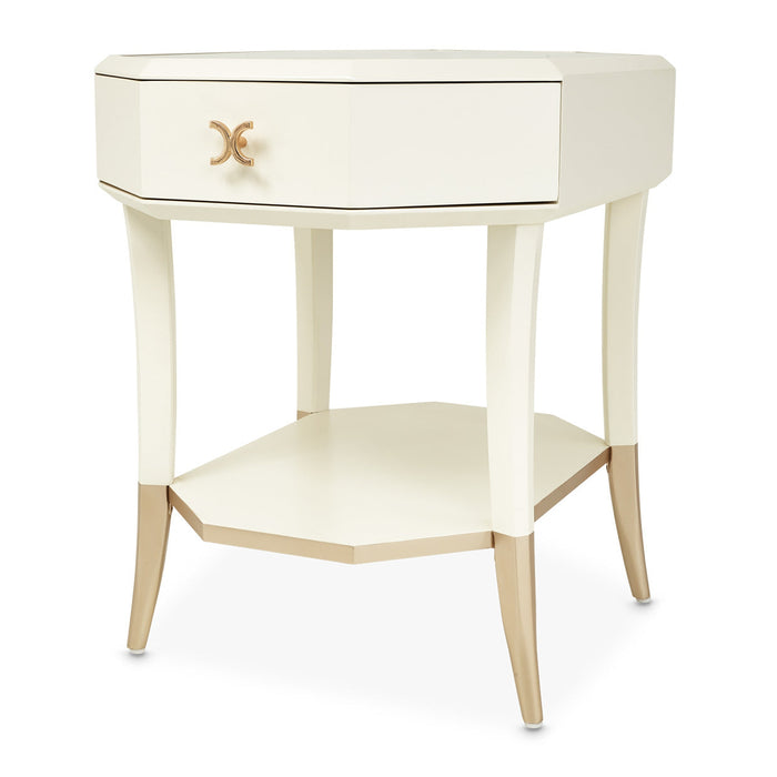 Michael Amini La Rachelle Octagonal End Table